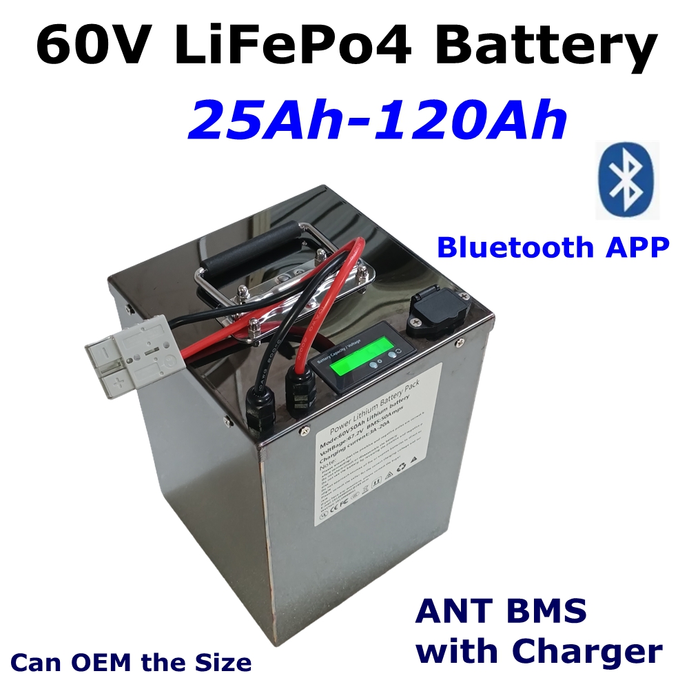 72V 40Ah Lifepo4 Battery Pack - بطارية ليثيوم 60 فولت 25 أمبير