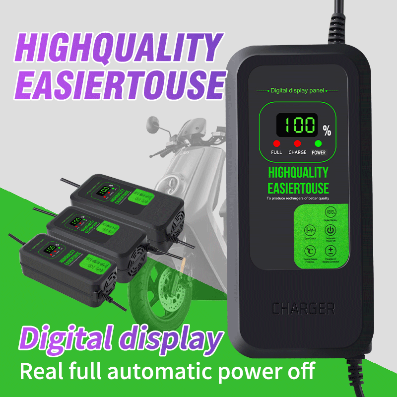 84V 20A Smart Charger - شاحن بطارية ليثيوم محدث حديثًا 36