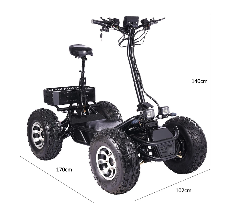 سكوتر كهربائي رباعي العجلات لل - مراجعة 60V 50Ah Electric Scooter Battery وسعره
