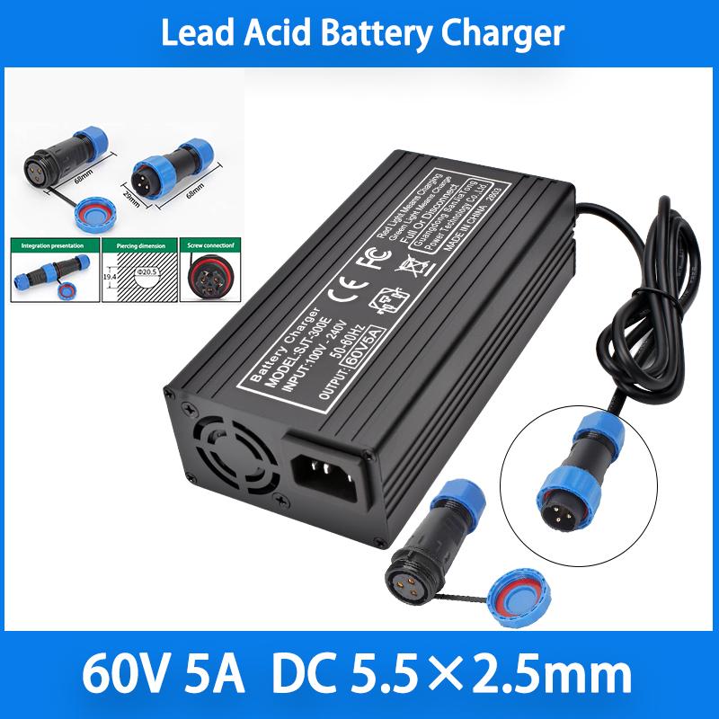 شاحن سريع لبطارية الرصاص الحمض - مراجعة 84V 20A Smart Charger وسعره