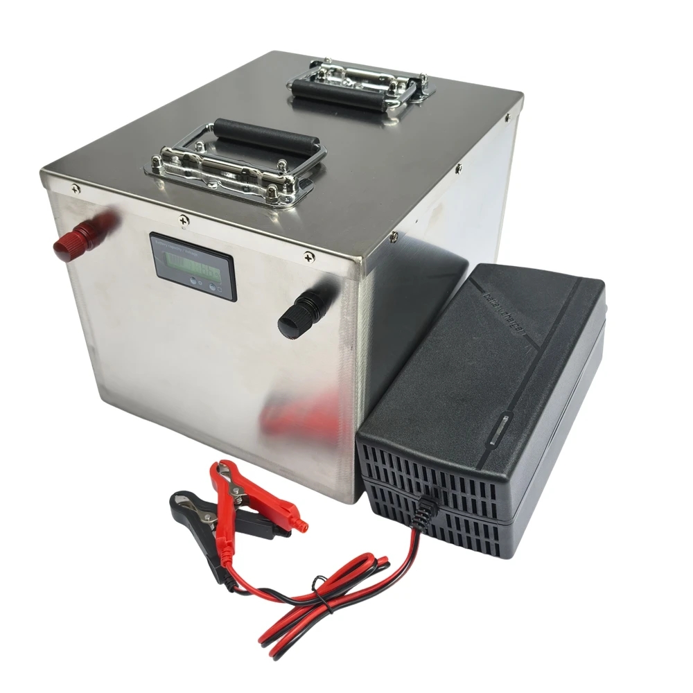 بطارية ليثيوم 60 فولت 25 أمبير - مراجعة 72V 40Ah Lifepo4 Battery Pack وسعره