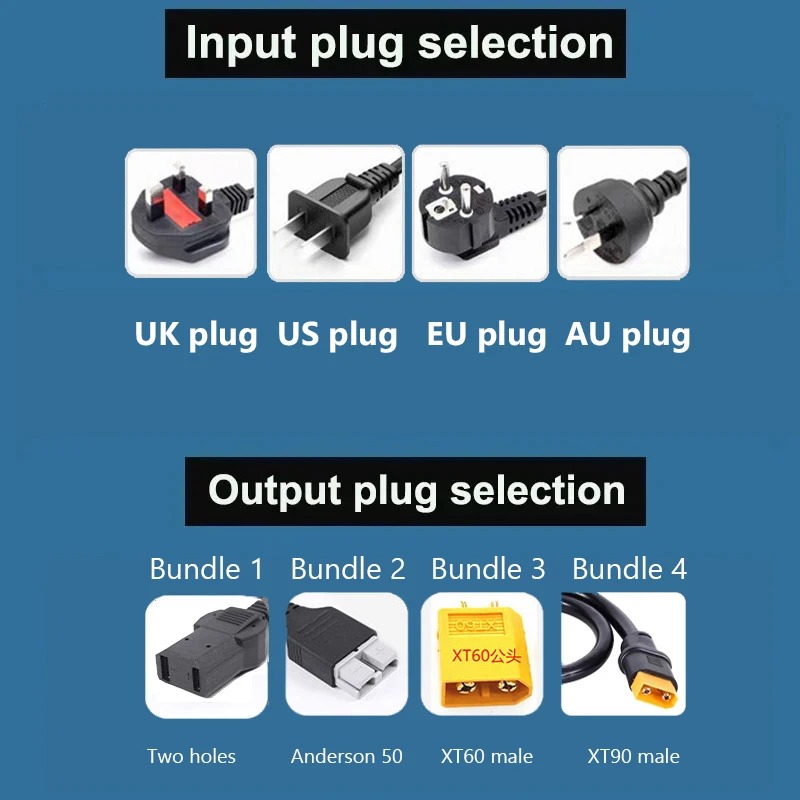 48 فولت 60 فولت 72 فولت 30A ال - مراجعة 84V 20A Smart Charger وسعره
