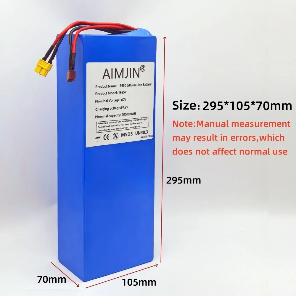20000mAh 16S5P 60V بطارية ليثي - مراجعة 72V 40Ah Lifepo4 Battery Pack وسعره